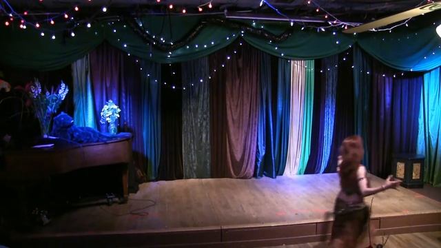 Eva Performing At The April Fools' Belly Dance Show  Mercury Café 04/01/17