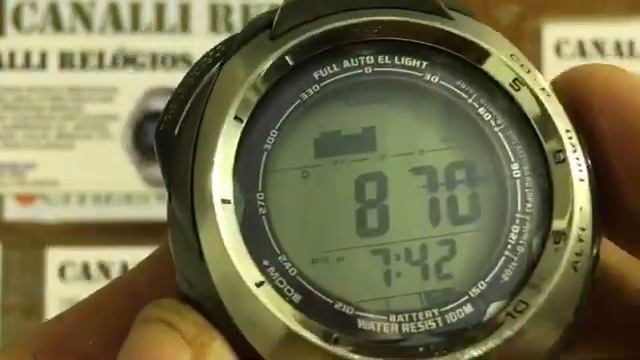 Canalli relógios : Casio Prg 90 смотреть онлайн