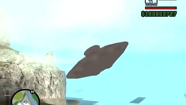 GTA San Andreas Mount Chiliad UFO BASE and ALIEN ABDUCTION смотреть онлайн