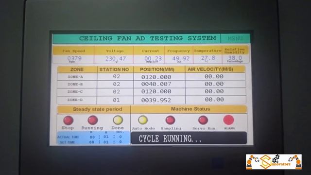 Fully Automatic Fan Air Delivery Testing Setup смотреть онлайн