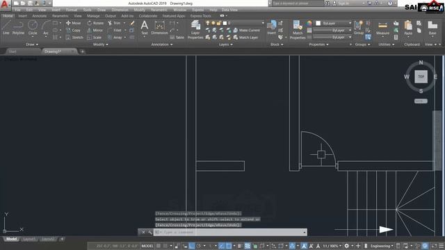 Create 2D plan in AutoCAD| 20 feet x 40 feet House 2d Planing | Lern autocad 2D planing смотреть онлайн