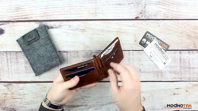 Видеообзор зажима для денег Grande Pelle 13116 смотреть онлайн