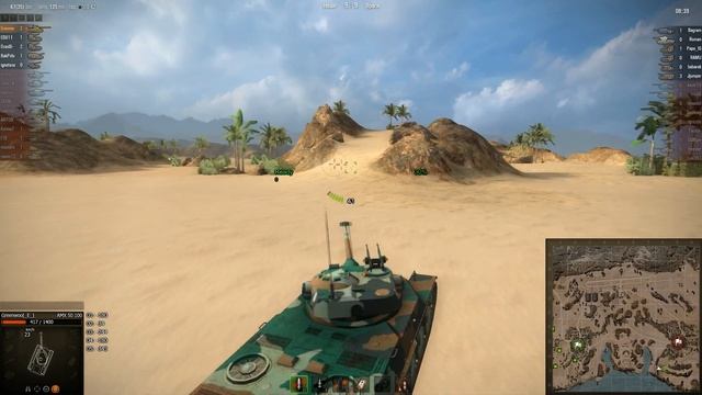 AMX 50-100, 2716 опыта, остался 1 vs 4 смотреть онлайн