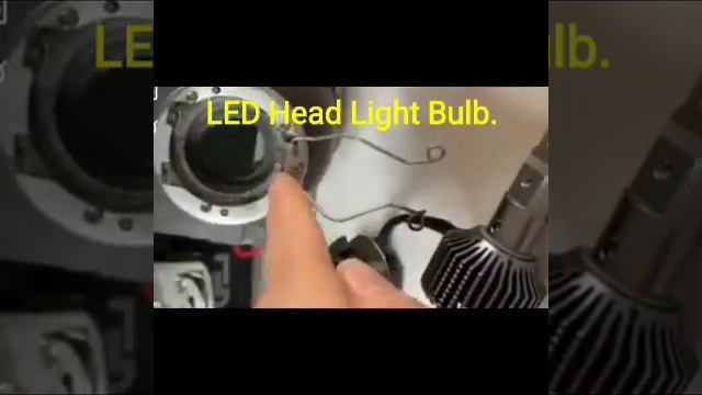 LED Head Light Bulb- How to replace from Normal to LED Bulb. смотреть онлайн