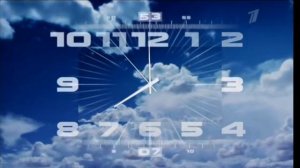 часы и начало новостей первого канала (23.08.2023) реконструкция