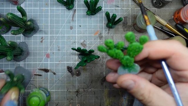 Cacti (Cactusus?) - Super quick paintjobs on some scatter terrain. смотреть онлайн