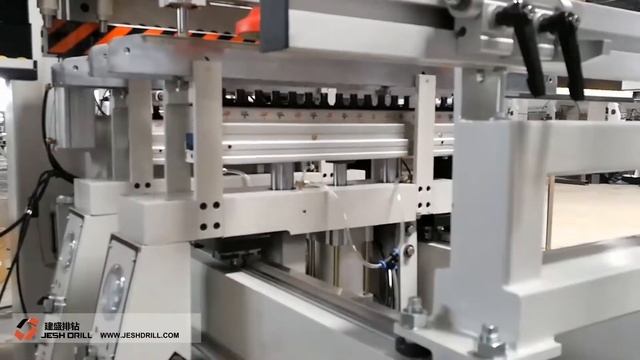 JESH Z3F 3 LINES WOODWORKING BORING MACHINE смотреть онлайн