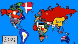 карта мира 2024-2110 (по моему мнению будущее)