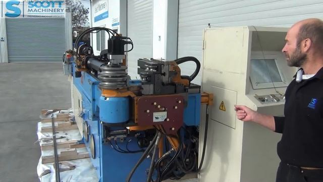 YLM CNC-38S2-OSM Used CNC Tube Bending Machine смотреть онлайн