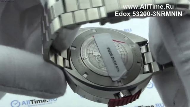 Обзор. Мужские наручные часы Edox 53200-3NRMNIN смотреть онлайн