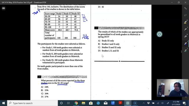 SAT May 2018 - Math (Calculator) смотреть онлайн