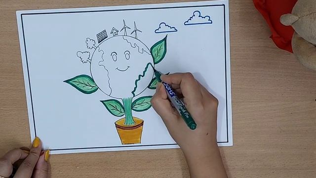 Healthy air Healthy Planet poster/Healthy Air Healthy Planet Drawing Easy смотреть онлайн