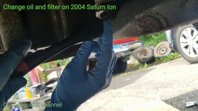 Oil Change And Replace Filter For 2004 Saturn Ion
