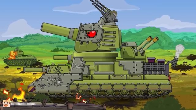 The Third Line Of Defence: VK-44 Vs Soviet Monsters - Cartoons About Tanks