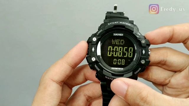 SKMEI 1180 With PEDOMETER and Heart Pulse - Review Full Setup смотреть онлайн