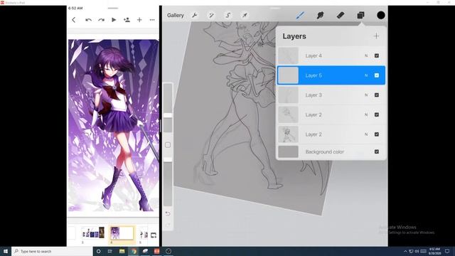 Drawn To Fridays: Sailor Saturn Part1