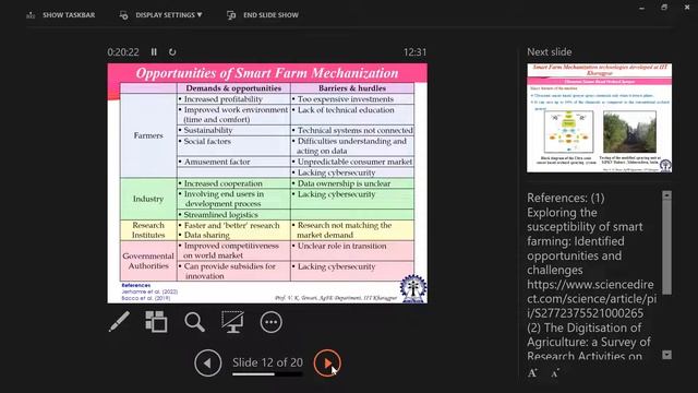 Webinar on Farm Mechanization смотреть онлайн