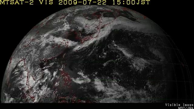 皆既日食2009 その日の宇宙から見た地球 Eclipse Day, Moon shadow on the Earth смотреть онлайн