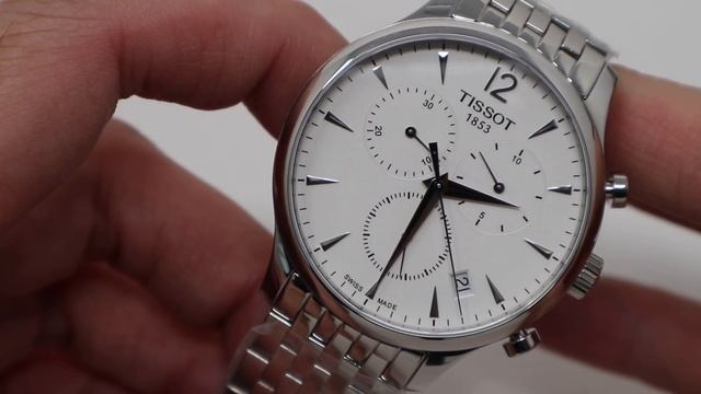 UNBOXING TISSOT TRADITION CHRONOGRAPH T063.617.11.037.00 смотреть онлайн
