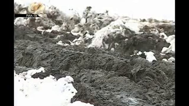 Жители оказались отрезанными от большой земли.flv