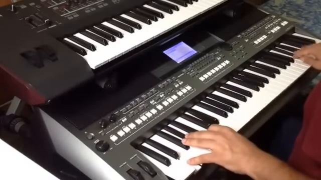 Демонстрация синтезатора YAMAHA PSR S670 ( без болтовни ) смотреть онлайн