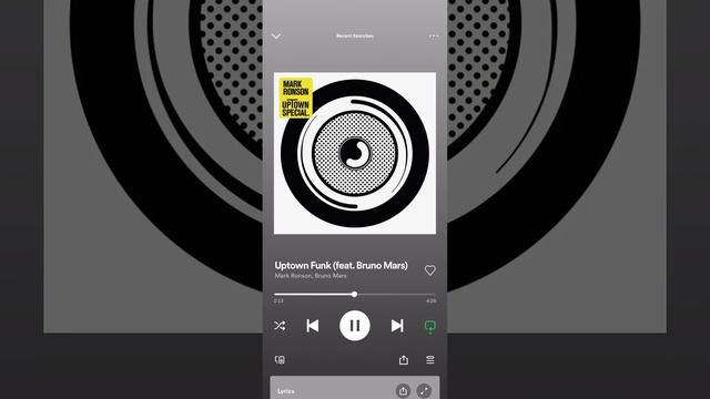 Mark Ronson & Bruno Mars - Uptown Funk