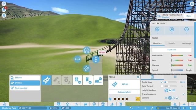 Planet Coaster - Ep. 9 - NEW Wooden Coaster (The Tornado) смотреть онлайн