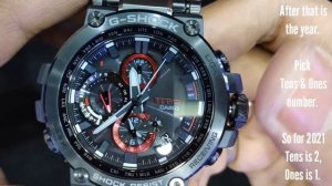 Casio G-Shock MTG-B1000 | Adjust Time.
