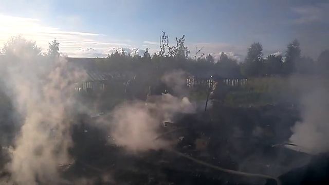 Пожар в Братске 16.07.2017