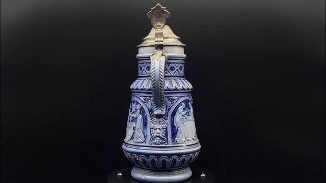 Антикварная пивная кружка ( bierkrüge) 1900 г Германия мануфактура Matthias Girmscheid номер 359 смотреть онлайн