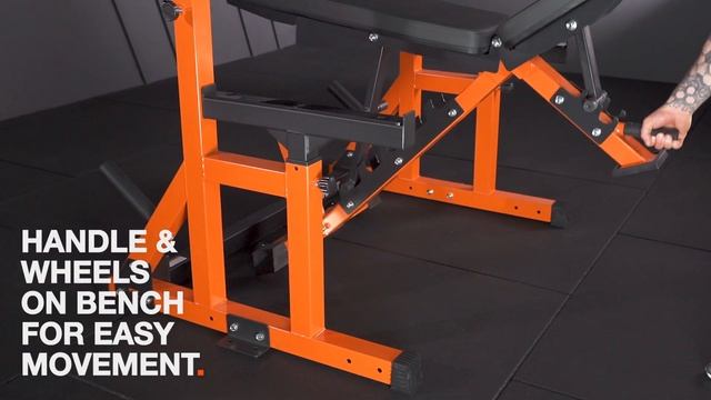 Mirafit M250 Adjustable Weight Bench and M230 Squat Rack Kit смотреть онлайн