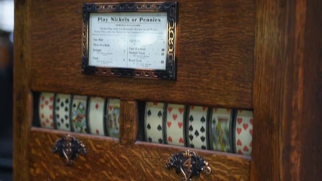 1901 CAILLE QUINTETTE UPRIGHT POKER MACHINE смотреть онлайн