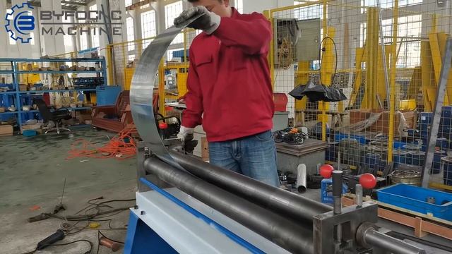 W11G-1.5*1300 Electric rolling machine test video - BYFO company смотреть онлайн