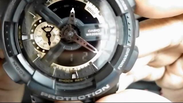 | G-SHOCK PROTECTION CASIO SHOCK RESIST MODEL NO 5146 GA-110RG | SALIM REZA | SET UP TIME |