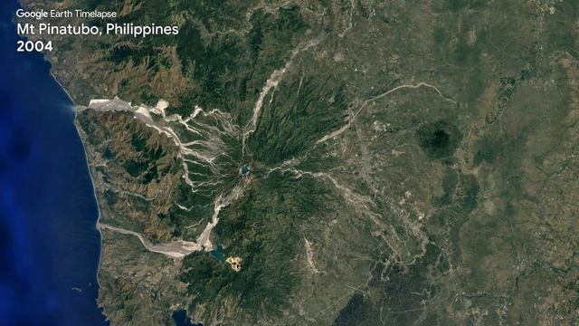 Mt Pinatubo, Philippines - Earth Timelapse