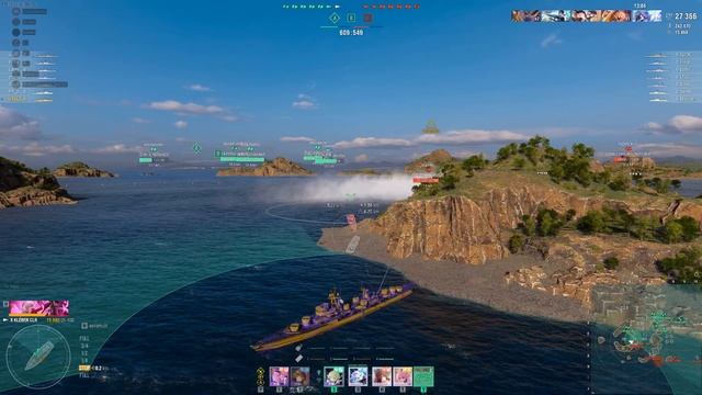 World of Warships Clan Battle (Season 24) “Sea Dragon” [4-FUN] vs [P-T-P] смотреть онлайн