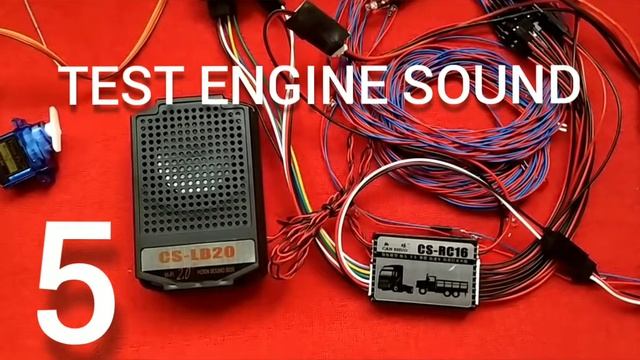 CS-RC16 CAN SHUO RC TRUCK sound module! Módulo de som para Truckmodelismo! смотреть онлайн