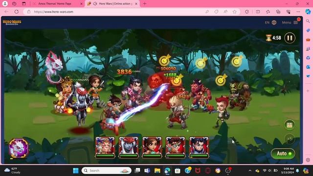 Hero Wars Lara Croft Event Elusive Bounty Level 130 Boss