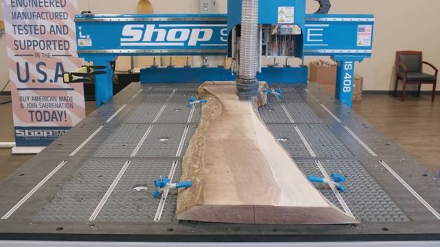 ShopSabre - Slab Flattening Project with IS Series 408 Router смотреть онлайн