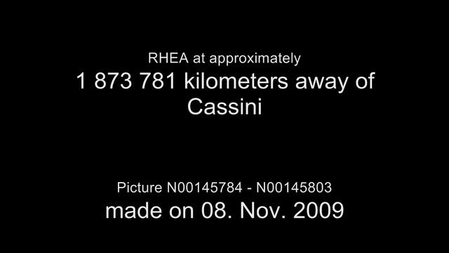 Rhea - Saturn - NASA - Cassini смотреть онлайн