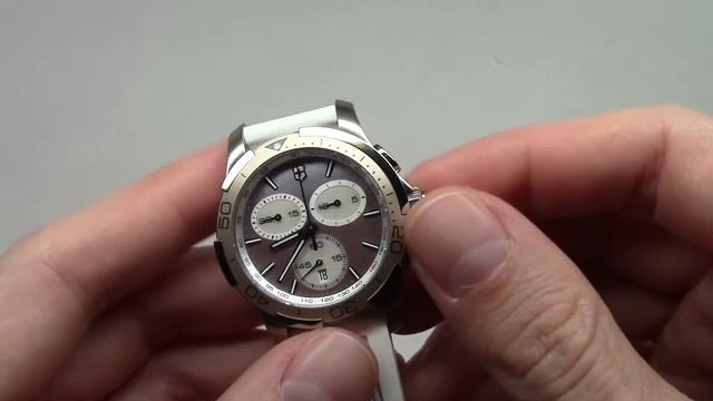 Victorinox Swiss Army Alliance Sport Chronograph Women's Watch Review Ref: 241352 смотреть онлайн