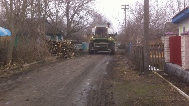 Первый приезд комбайна FORTSCHRITT Е 516 В смотреть онлайн