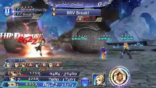 DFFOO(GL) Abyss B 6-13 (Cosmos) Perfect Run (Tidus/Eiko/Vayne) 63 Turns/330+k смотреть онлайн