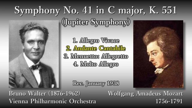 Mozart: Symphony No. 41 `Jupiter`, Walter & VPO (1938) モーツァルト 交響曲第41番ジュピター ワルター смотреть онлайн