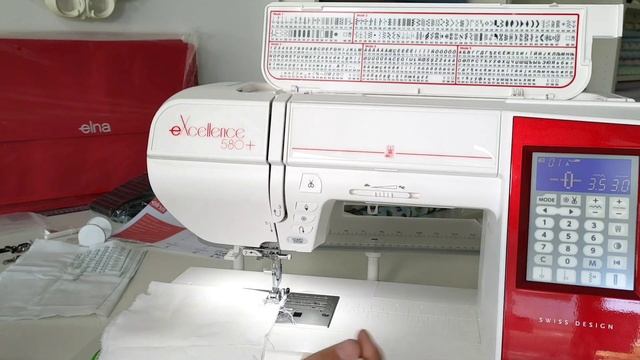 Apresentação e funcionamento da ELNA eXcellence 580+ e comparação com a 680+ смотреть онлайн