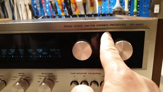 KENWOOD KR-5400 receiver 1976' test смотреть онлайн