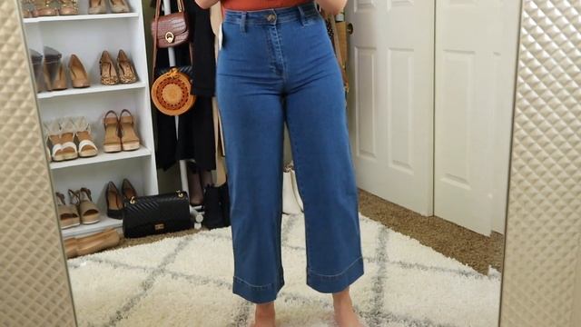 H&M Jeans Try On Haul Size 4/6 [Short Torso Try On] смотреть онлайн