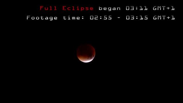 Supermoon Lunar Eclipse - 28th September 2015 смотреть онлайн