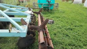 Самодельный каток на дискатор.