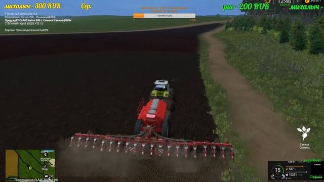 FS 15 Let's play карта Янова долина хардкор v2.2 ( Janov Valley hardcore ) кооп 43 # смотреть онлайн